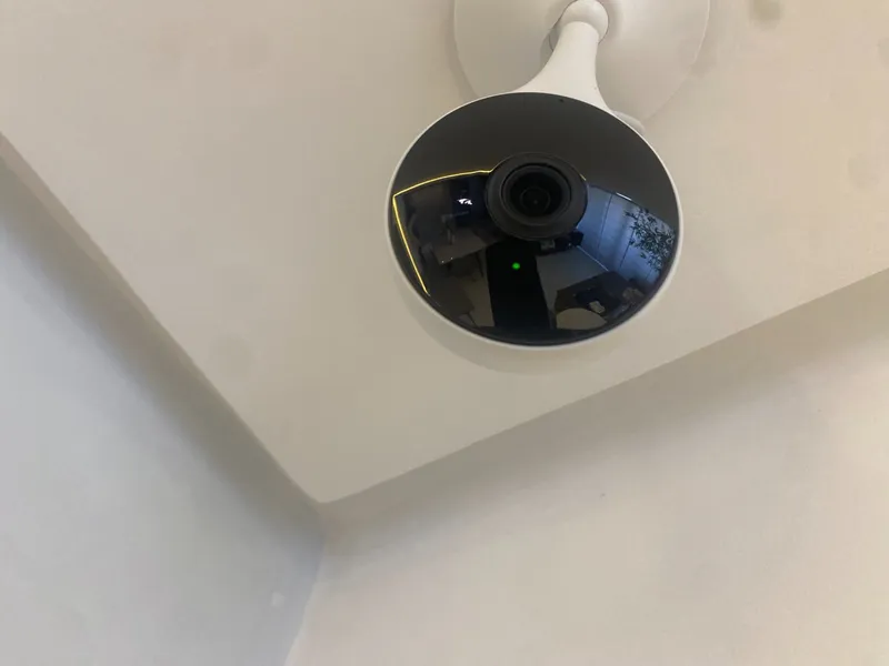 Câmera de segurança da sala